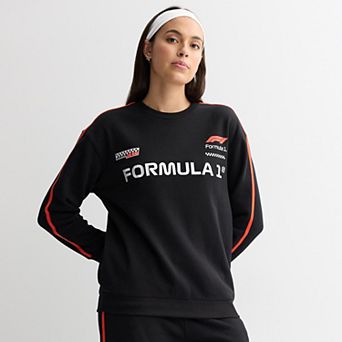 Juniors' Graphic Crew Pullover