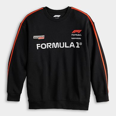 Juniors' Graphic Crew Pullover