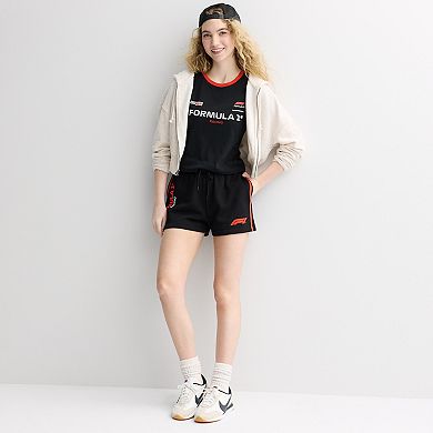 Juniors' Graphic Formula 1 Racing Shorts Matchback