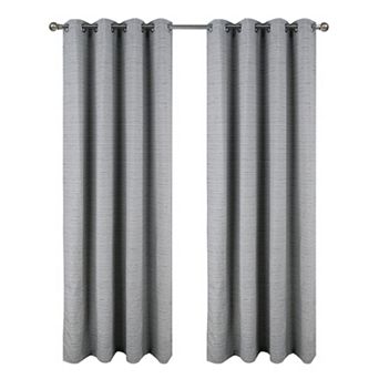 Kensington Jacquard Foam Backed Luxurious Decorative Grommet Curtain Panel