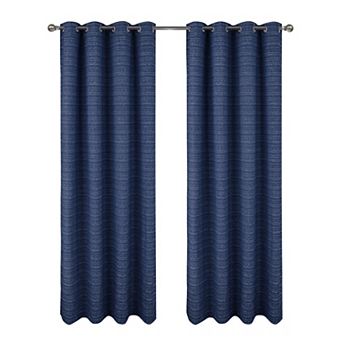 Kensington Jacquard Foam Backed Luxurious Decorative Grommet Curtain Panel
