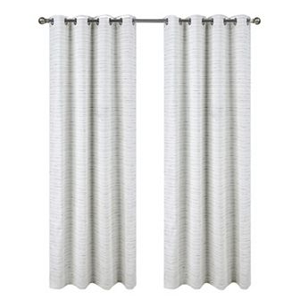 Kensington Jacquard Foam Backed Luxurious Decorative Grommet Curtain Panel