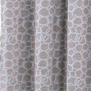 Jasper Lurex Curtain Panel Set Geometric Sparkle, 2-Pack Grommet Panels, Easy Care