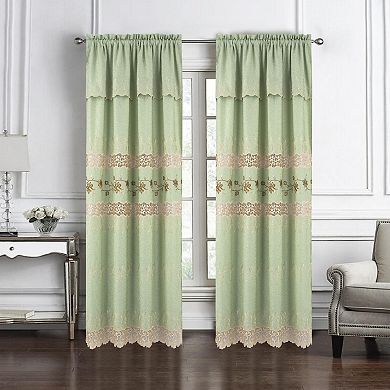 Antonia Macrame Luxurious Decorative Rod Pocket Curtain Panel