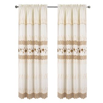 Antonia Macrame Luxurious Decorative Rod Pocket Curtain Panel