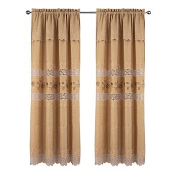 Antonia Macrame Luxurious Decorative Rod Pocket Curtain Panel