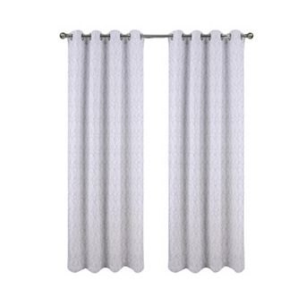 Cubix Jacquard Grommet Luxurious Modern Design Curtain Panel