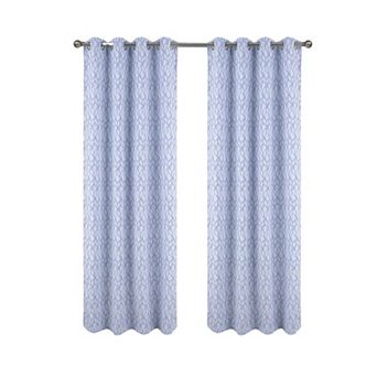 Cubix Jacquard Grommet Luxurious Modern Design Curtain Panel