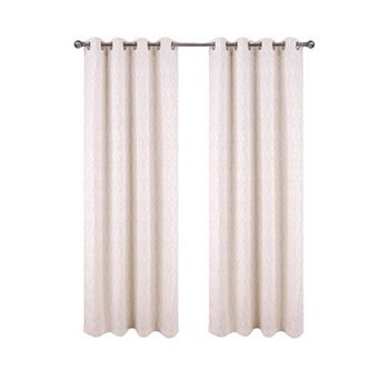 Cubix Jacquard Grommet Luxurious Modern Design Curtain Panel
