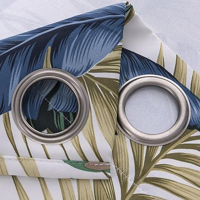 Brazil Printed Blackout Luxurious Decorative Grommet Curtain Panel