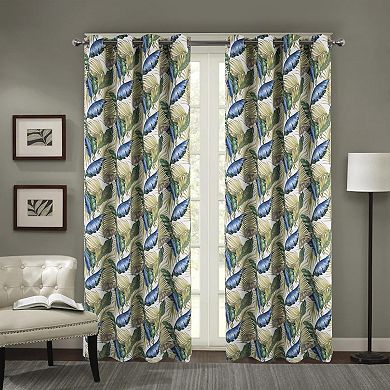 Brazil Printed Blackout Luxurious Decorative Grommet Curtain Panel