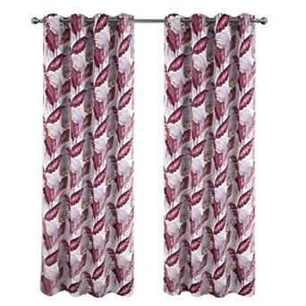 Brazil Printed Blackout Luxurious Decorative Grommet Curtain Panel