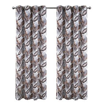 Brazil Printed Blackout Luxurious Decorative Grommet Curtain Panel