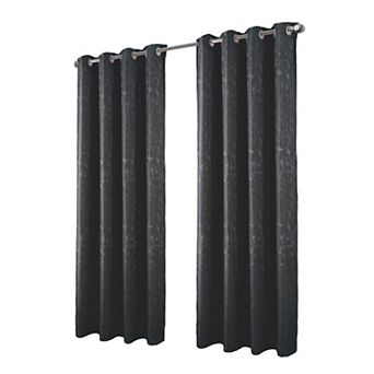 Cosmo Shimmer Jacquard Grommet Curtain Panel Refined Texture with Elegant Light Reflection