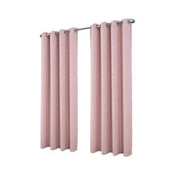 Cosmo Shimmer Jacquard Grommet Curtain Panel Refined Texture with Elegant Light Reflection
