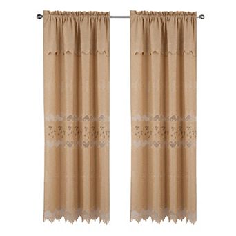 Alice Macrame Luxurious Decorative Rod Pocket Curtain Panel