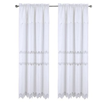 Alice Macrame Luxurious Decorative Rod Pocket Curtain Panel