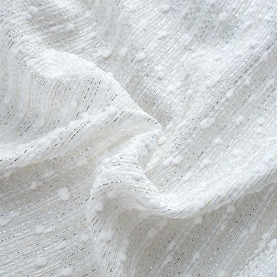 Barnet Jacquard Luxurious Decorative Grommet Curtain Panel