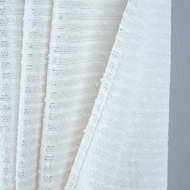 Barnet Jacquard Luxurious Decorative Grommet Curtain Panel