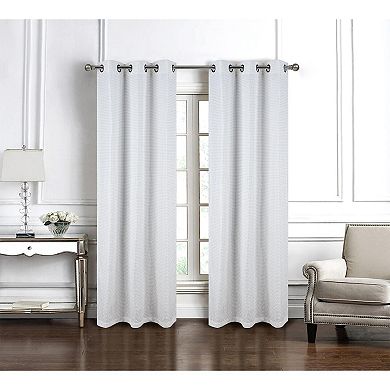 Barnet Jacquard Luxurious Decorative Grommet Curtain Panel