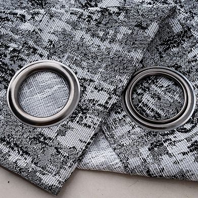 Cambridge Jacquard 2 Pack Luxurious Modern Design Curtain Panel