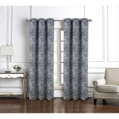 Cambridge Jacquard 2 Pack Luxurious Modern Design Curtain Panel