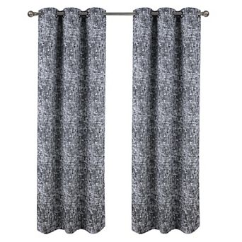 Cambridge Jacquard 2 Pack Luxurious Modern Design Curtain Panel