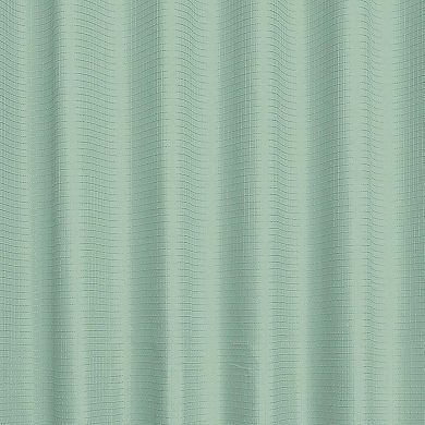 Bliss Waffle Shower Curtain Solid Design, Spa-Like Texture, Machine Washable