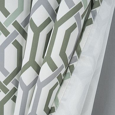 Rory Printed Blackout Luxurious Decorative Grommet Curtain Panel