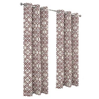 Rory Printed Blackout Luxurious Decorative Grommet Curtain Panel