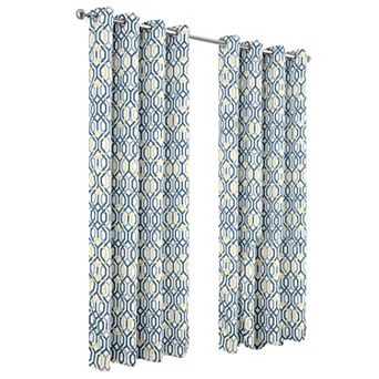 Rory Printed Blackout Luxurious Decorative Grommet Curtain Panel