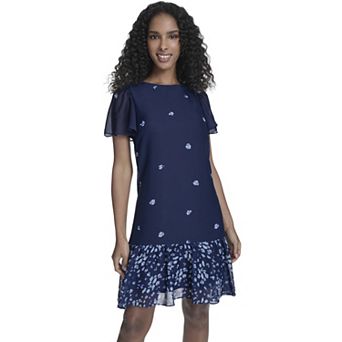 Women's Harper Rose Chiffon Border Print Dress