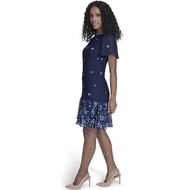 Women's Harper Rose Chiffon Border Print Dress