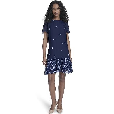 Women's Harper Rose Chiffon Border Print Dress