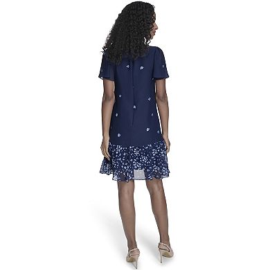 Women's Harper Rose Chiffon Border Print Dress