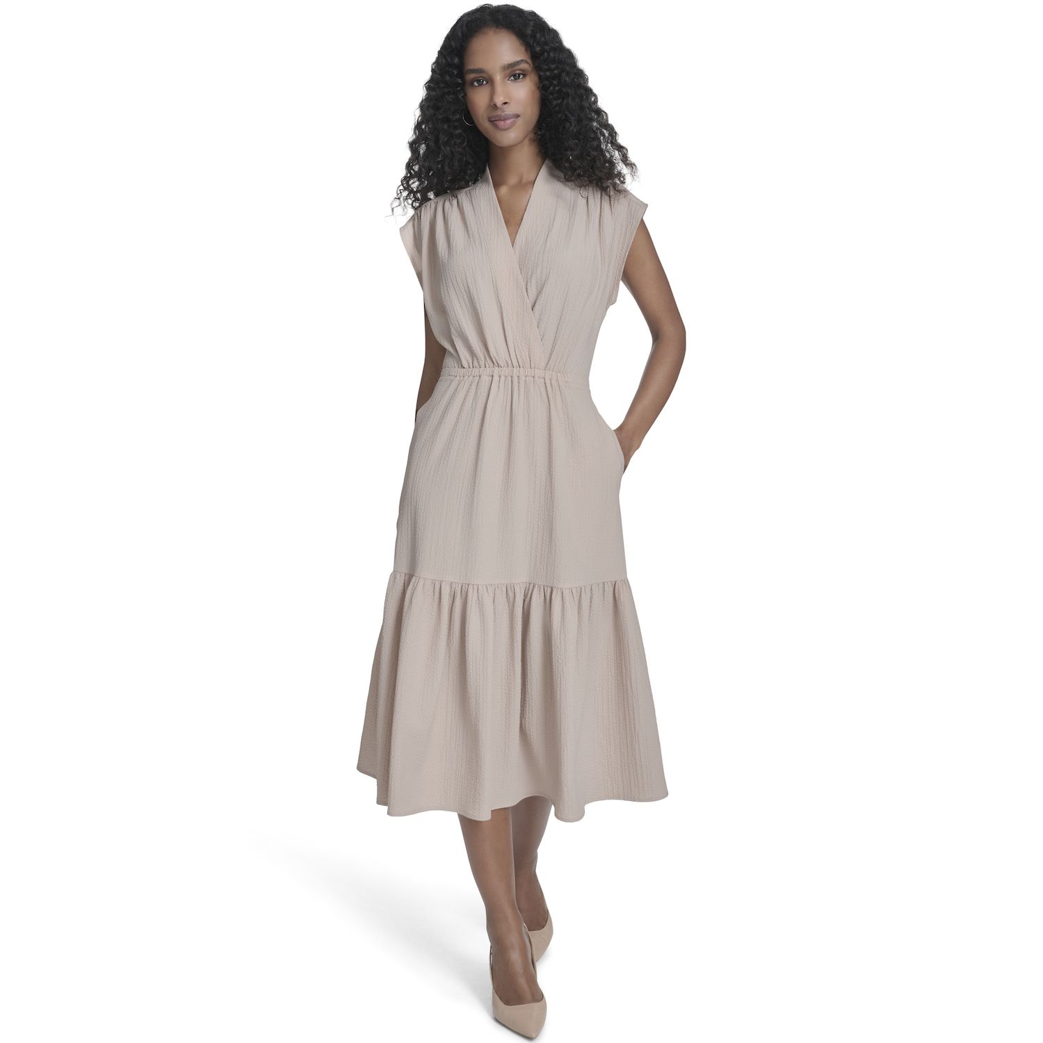 Женские платья Harper Rose Gauze V-Neck Dress & Tiered Skirt