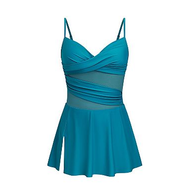 Women's Cupshe Mesh A-Line Swimdress