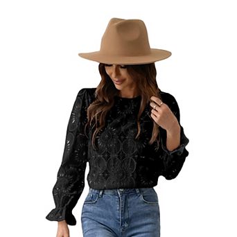 Women's Cupshe Embroidered Floral Blouse