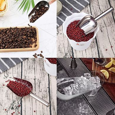 Stainless Steel Scoop Kitchen Tool Pack of 2