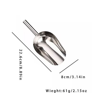 Stainless Steel Scoop Kitchen Tool Pack of 2
