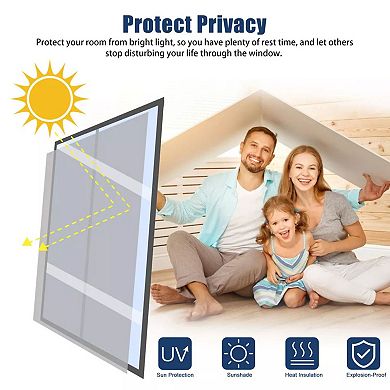 One-Way Mirror Window Film Privacy Tint UV Reflective 45cm x 200cm