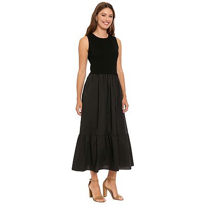 twofer dress The Peach Sorbet 97% Polyester 3% Spandex. London Times Women's Crewneck Dress