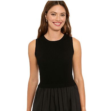 Women's London Times Knit Twofer Dress