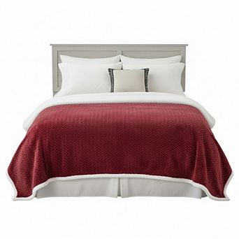 Reversible And Comfortable Braided Oversized Sherpa Blanket