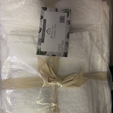 Cozy Home 100% Cotton Luxurious Cotton 6 Piece Towel Set