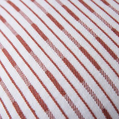 Rizzy Home Julio Striped Poly Filled Throw Pillow