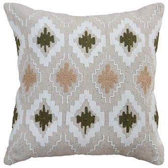 Rizzy Home Geometric Throw Pillow Cover