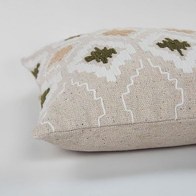 Rizzy Home Embroidered 20 x 20 Decorative Pillow