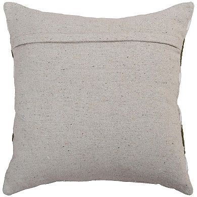 Rizzy Home Embroidered 20 x 20 Decorative Pillow