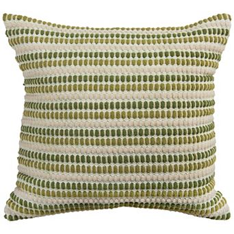 Rizzy Home Textured Striped Throw Pillow Cover